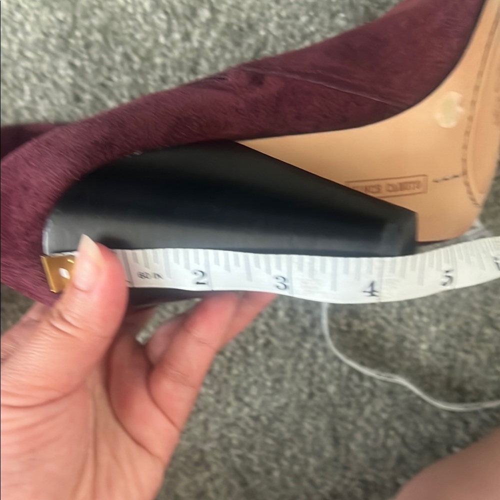 Vince Camuto Burgundy Knee-High Boots - Picture 16 of 16